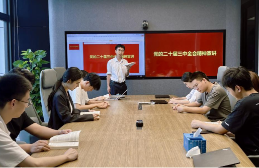 黨建強企 基金強鏈2.0 | 各產(chǎn)業(yè)功能型綜合黨委黨建特派員深入結(jié)對企業(yè)宣講黨的二十屆三中全會精神